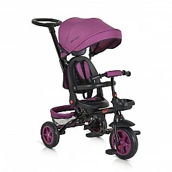 Children's Tricycle Explore with folding handlebar purple