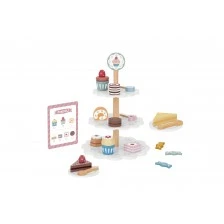 Wooden dessert stand TJ273