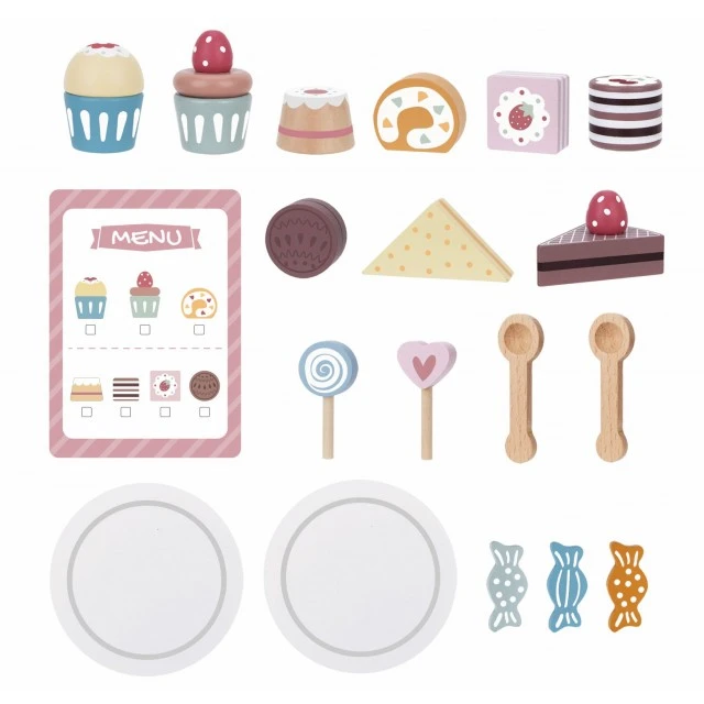 Wooden dessert stand TJ273