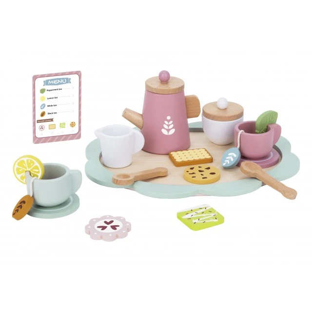 Wooden Afternoon Tea Set TJ271