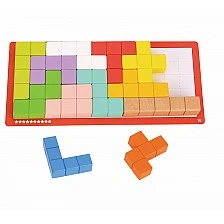 Wooden Tetris Puzzle TF280