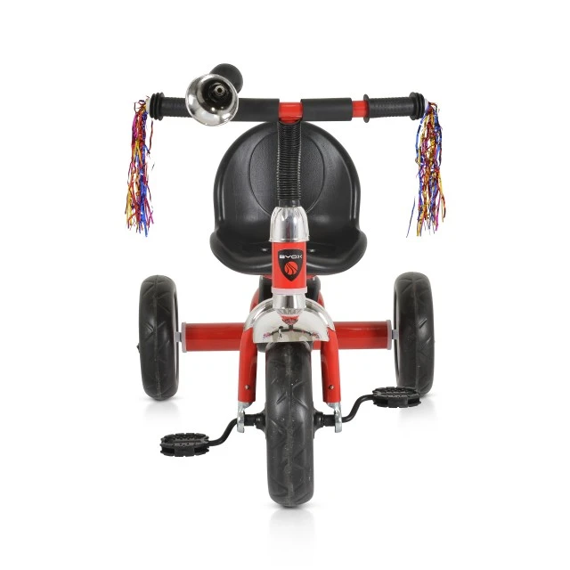 Children’s Tricycle Bonfire with glowing tires red