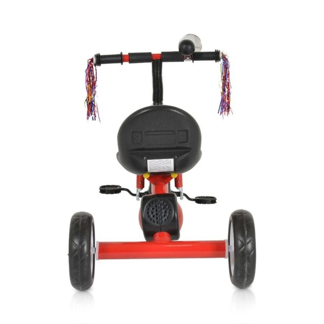 Children’s Tricycle Bonfire with glowing tires red