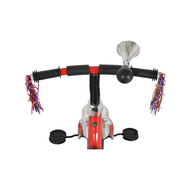 Children’s Tricycle Bonfire with glowing tires red