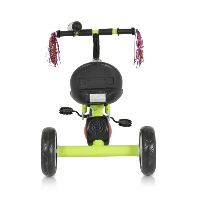 Children’s Tricycle Bonfire with glowing tires green