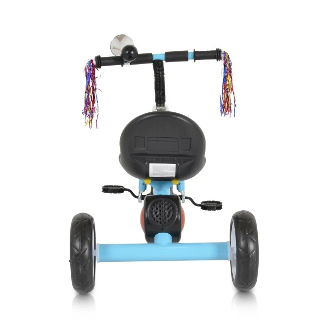 Children’s Tricycle Bonfire with glowing tires blue