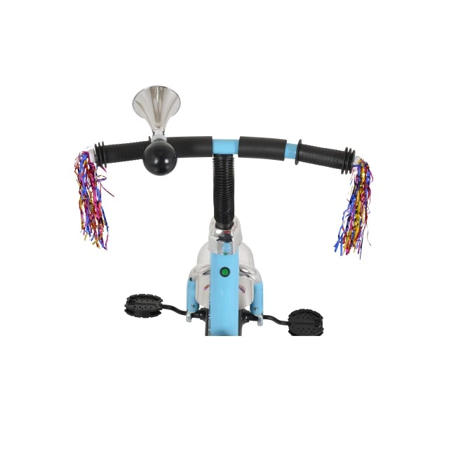 Children’s Tricycle Bonfire with glowing tires blue