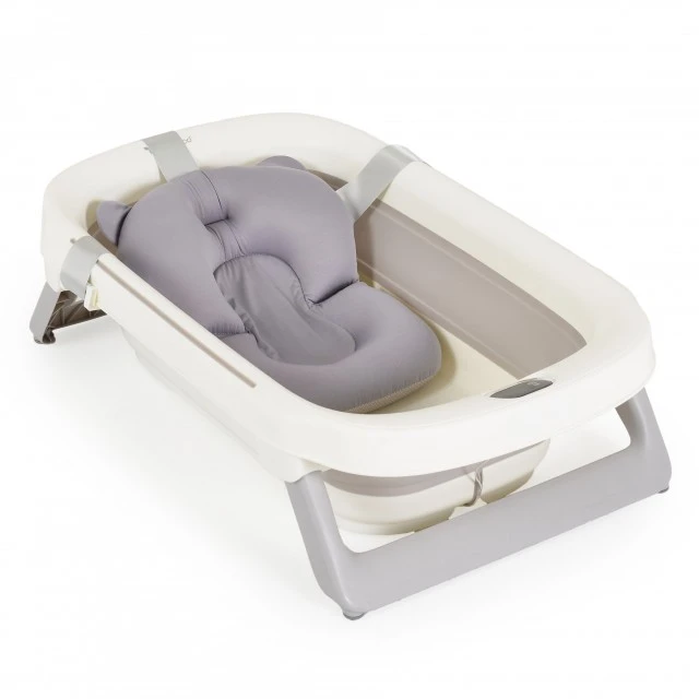 Folding bathtub Morea + gift mat gray