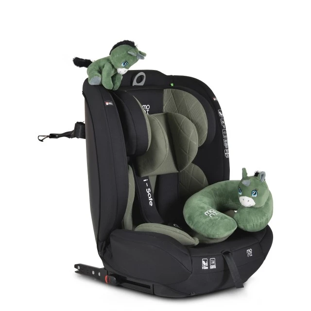 Car seat i-safe green