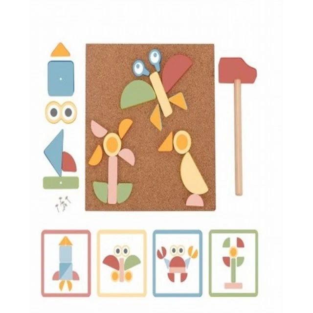 Wooden mallet game TH155N