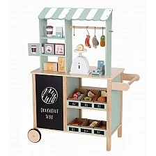 Wooden shop with accessories TJ427