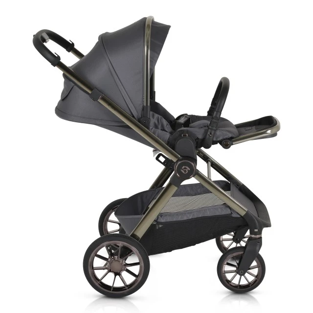 Combined stroller 2 in 1 iClick gray
