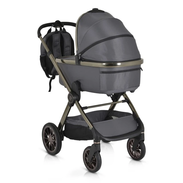 Combined stroller 2 in 1 iClick gray