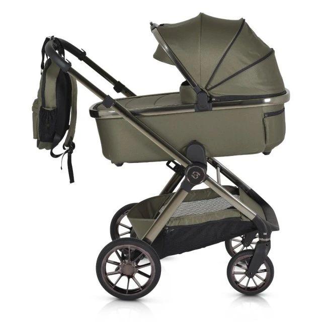 Combined stroller 2 in 1 iClick green