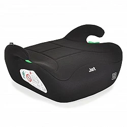 Jet black car seat