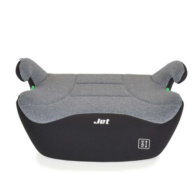 Jet gray car seat