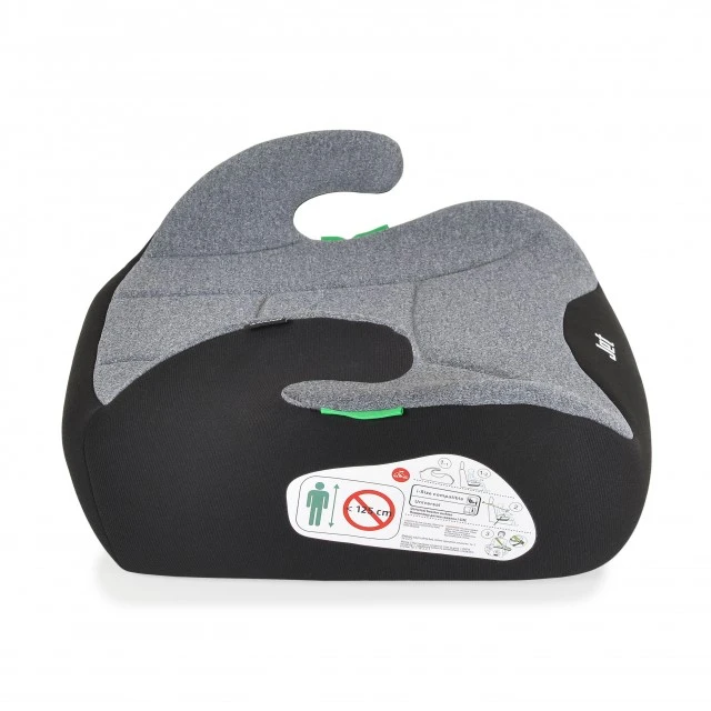 Jet gray car seat