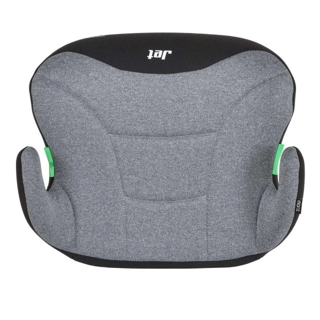 Jet gray car seat