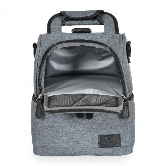 Lunch bag Aurora gray