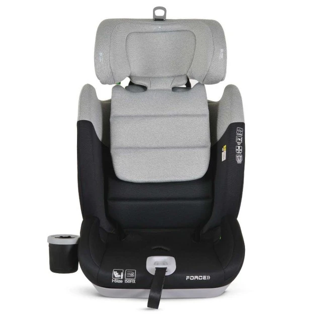 Car seat Force 76-150cm gray
