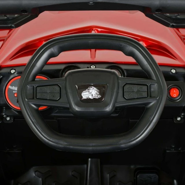 Акумулаторен джип 5588 Fast utv мет.червен
