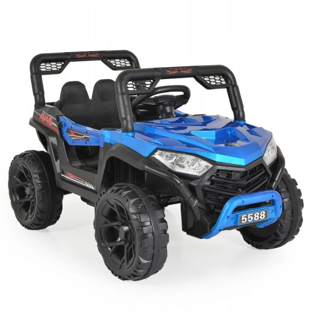 Battery-powered jeep 5588 Fast utv metal blue