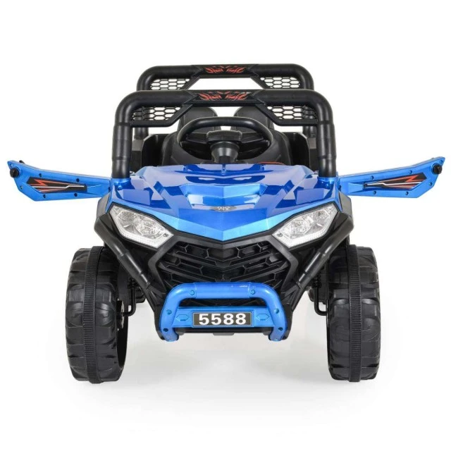 Battery-powered jeep 5588 Fast utv metal blue