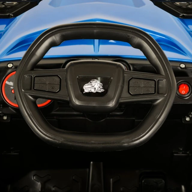 Battery-powered jeep 5588 Fast utv metal blue