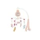 Baby bed bell Penguin pink