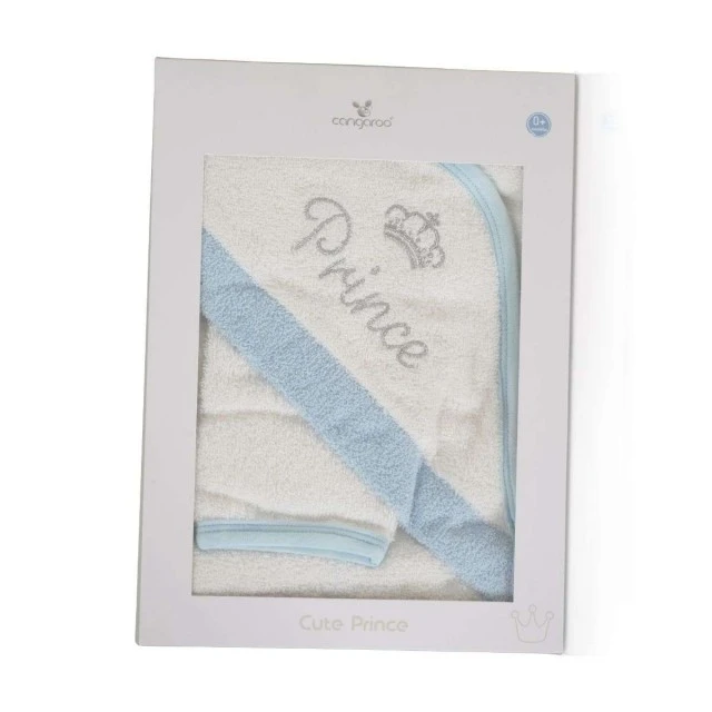 Cute Prince towel, 75 x 75 cm, blue
