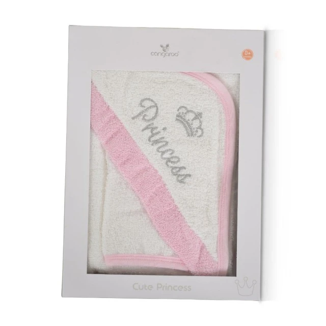 Cute Princess towel, 75 x 75 cm, pink