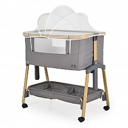 Amo bed light gray