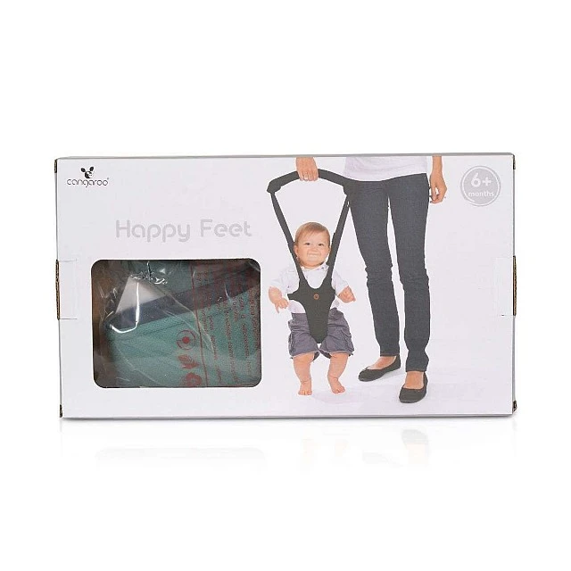Walking belt Happy Feet dark green