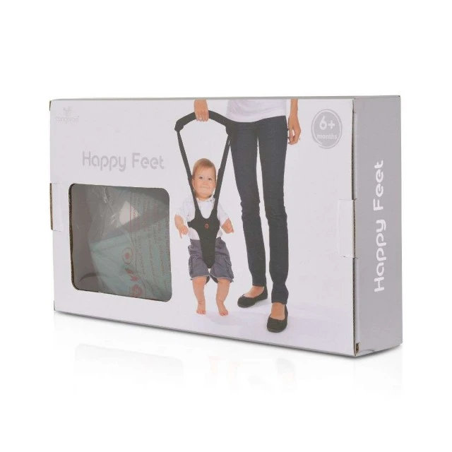 Walking belt Happy Feet dark gray