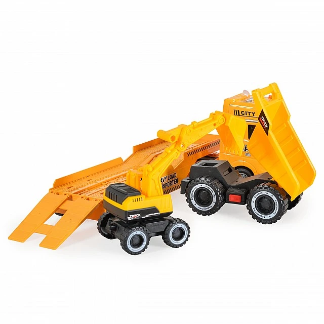 Excavator and dump truck 666-68F
