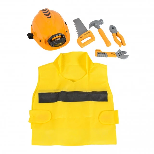 Set of helmet, vest and tools T007