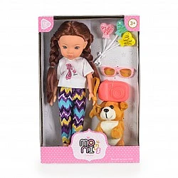 Doll 33 cm Pretty Doll Set with accessories LS1303