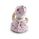 Doll 30 cm Bear & Baby with pink dress LS1255-7