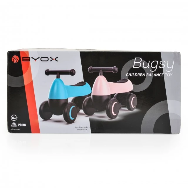 Mini balance bike Bugsy blue