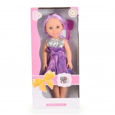 Doll 38 cm Fairy Doll violet LS1502