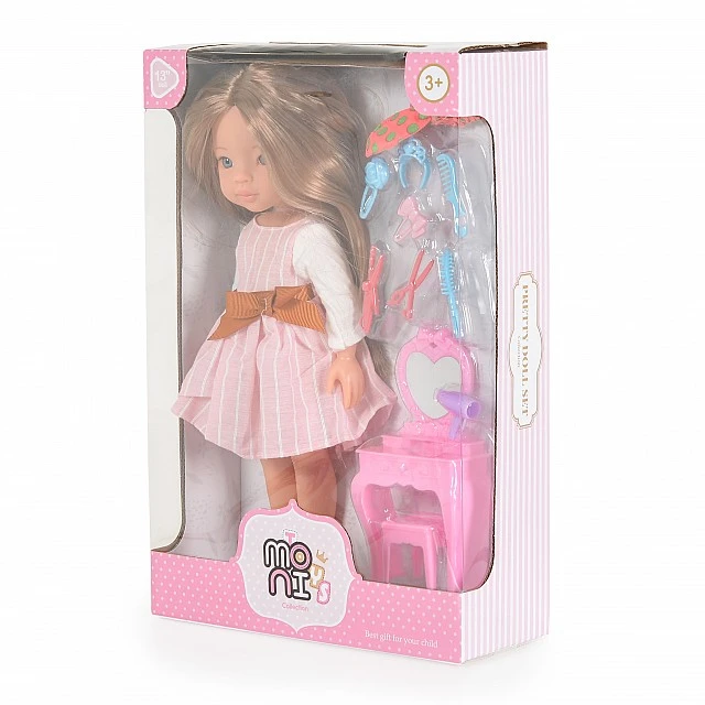 Doll 33 cm Pretty Doll Set with accessories LS1303-4