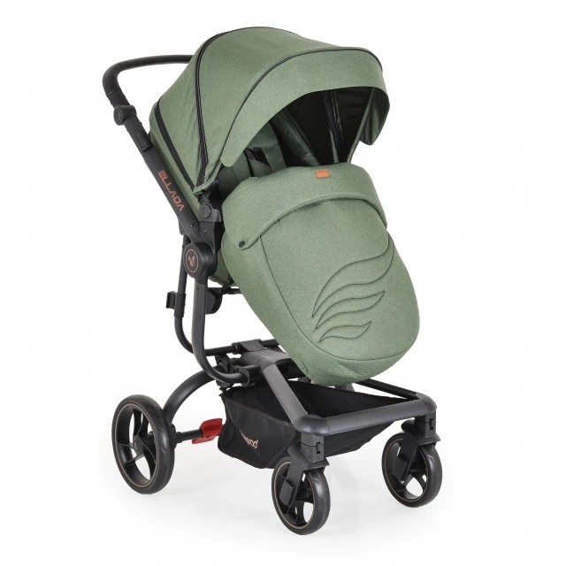 Combined stroller 2 in 1 Ellada green