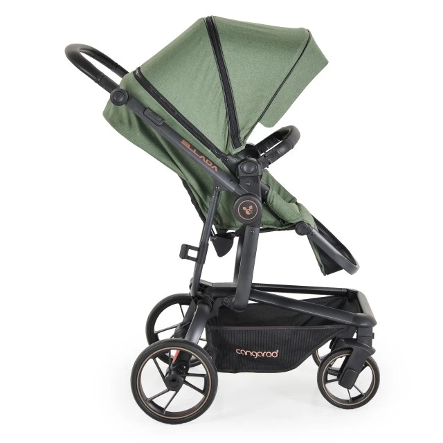 Combined stroller 2 in 1 Ellada green