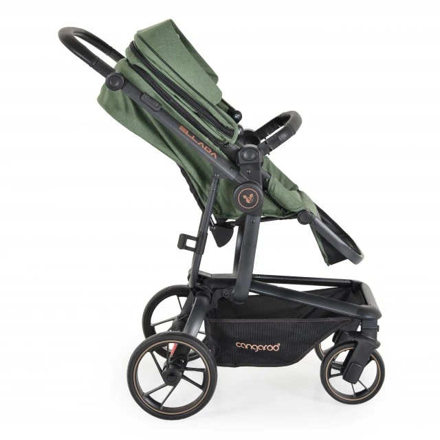 Combined stroller 2 in 1 Ellada green