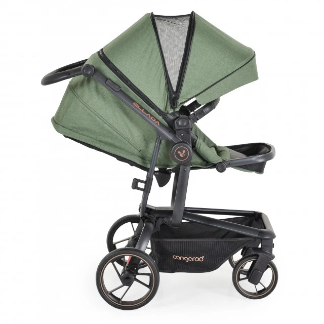 Combined stroller 2 in 1 Ellada green