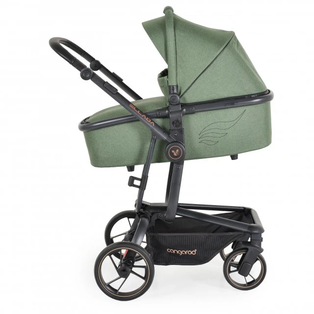 Combined stroller 2 in 1 Ellada green