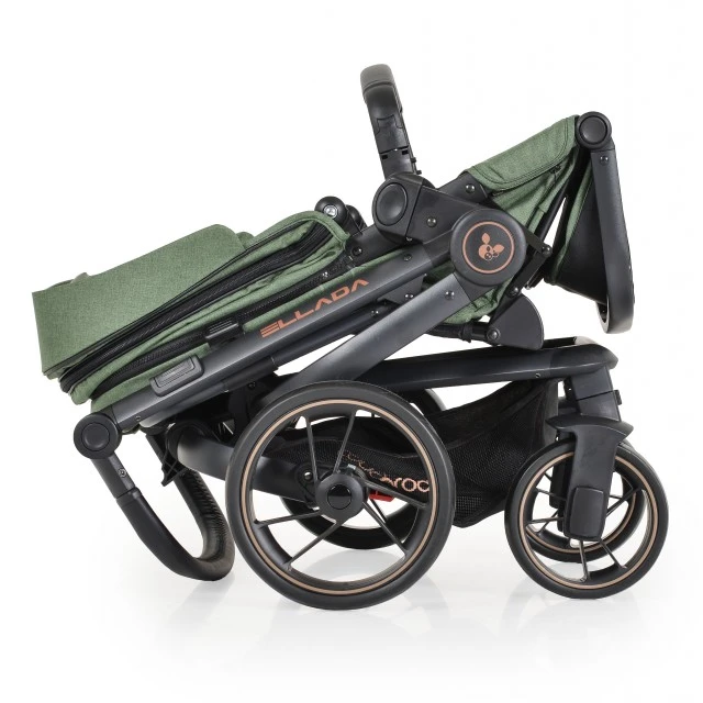 Combined stroller 2 in 1 Ellada green