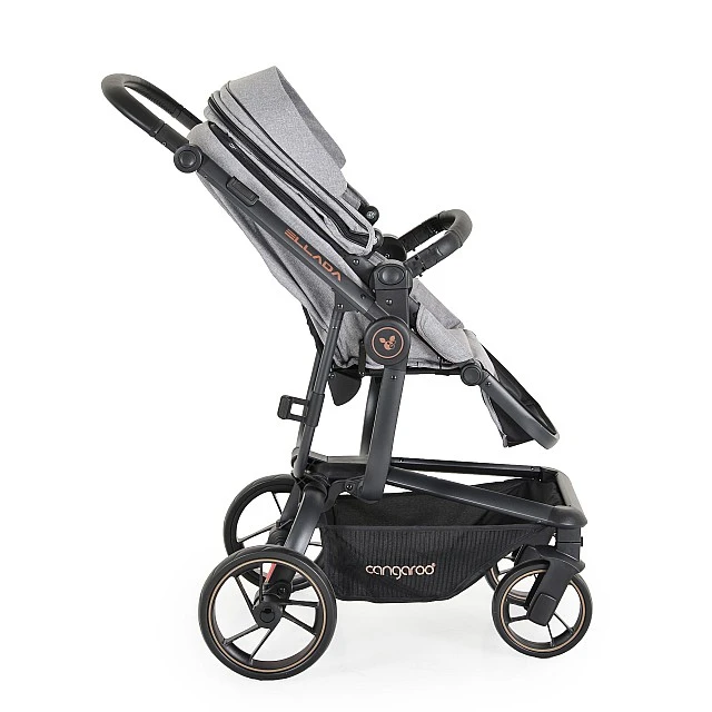 Combined stroller Ellada 2 in 1 gray