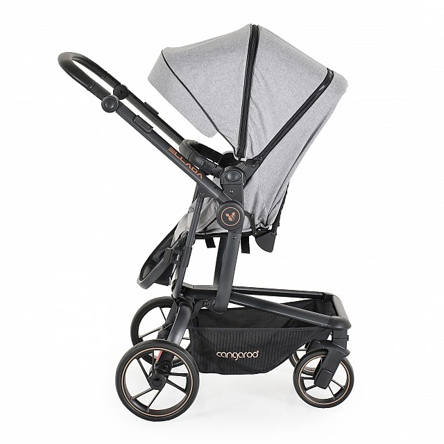 Combined stroller Ellada 2 in 1 gray