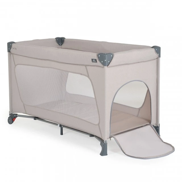 One touch light gray playpen